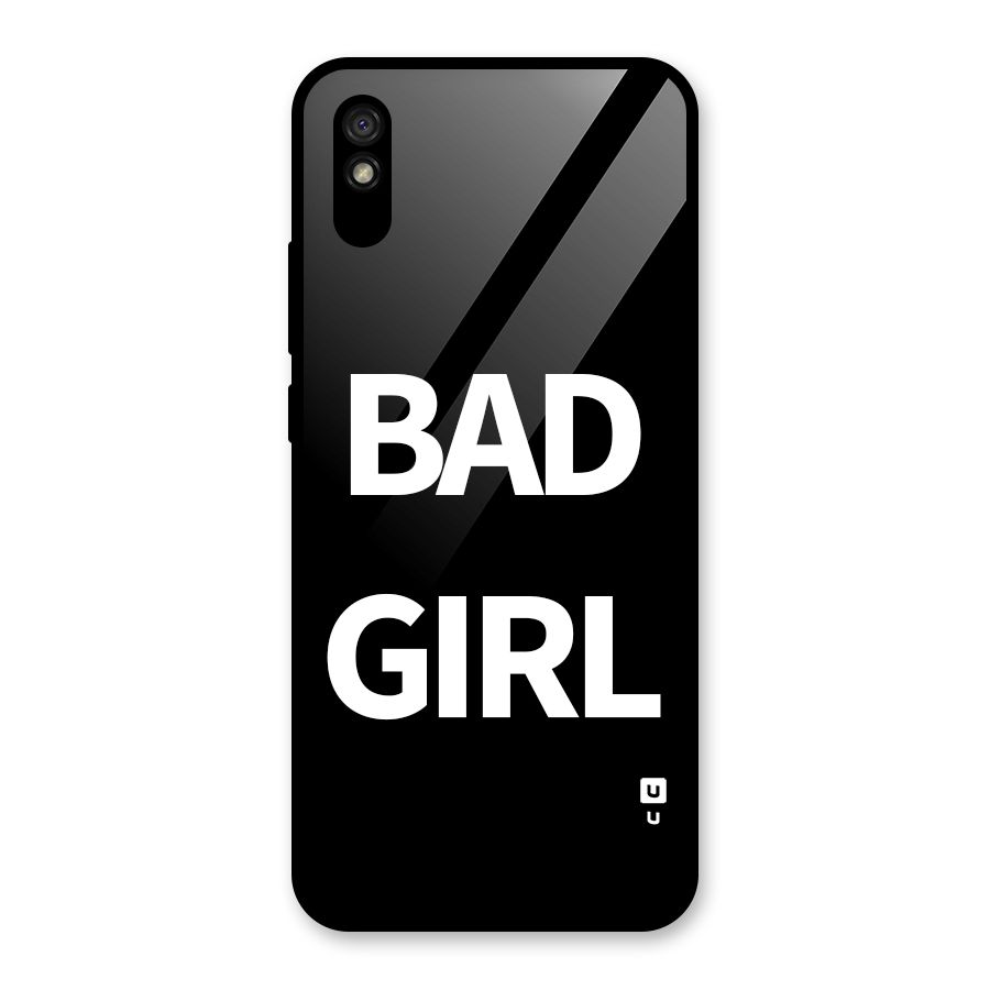 Bad Girl Attitude Glass Back Case for Redmi 9i