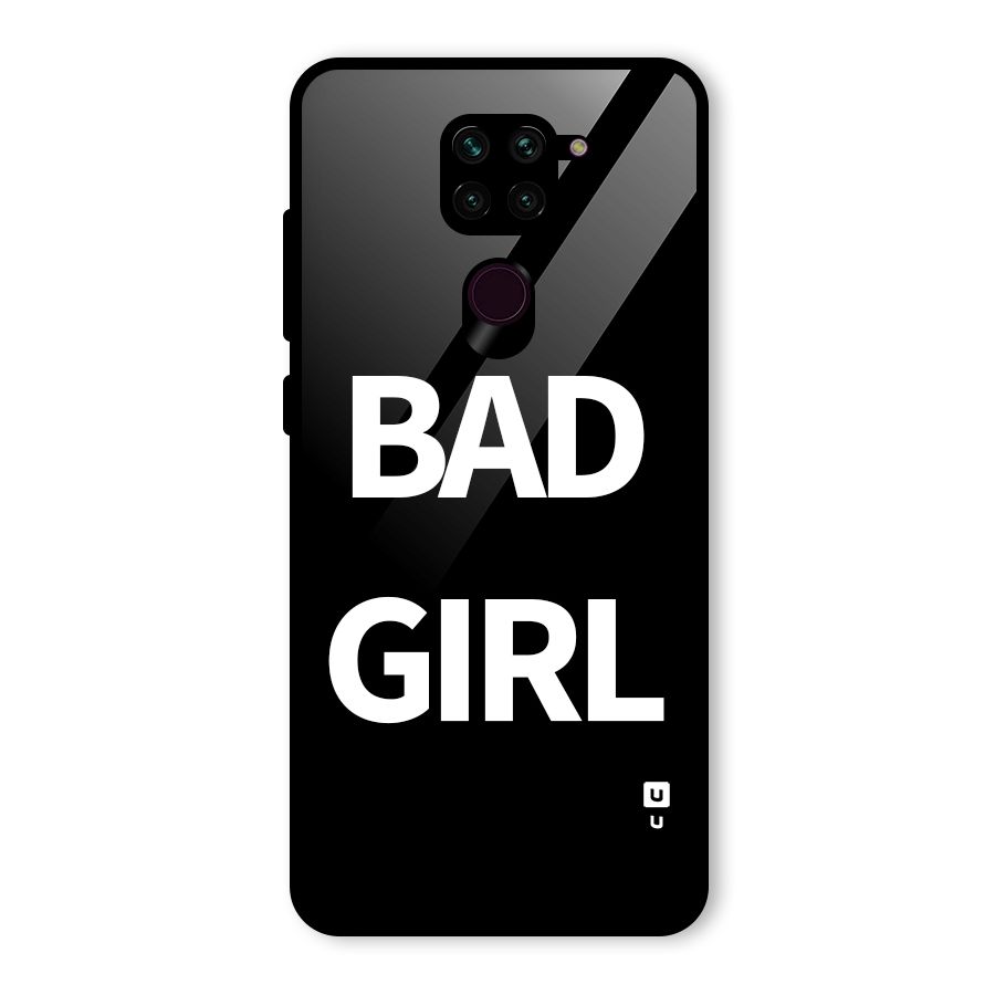 Bad Girl Attitude Glass Back Case for Redmi Note 9