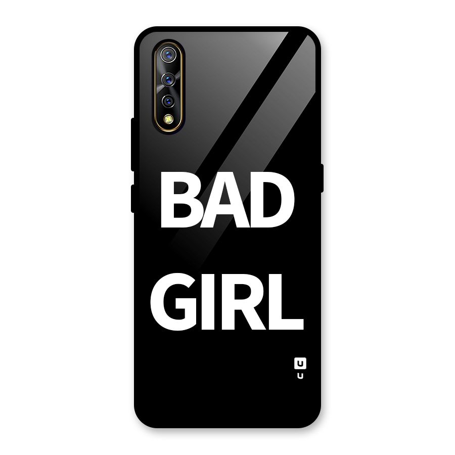 Bad Girl Attitude Glass Back Case for Vivo S1