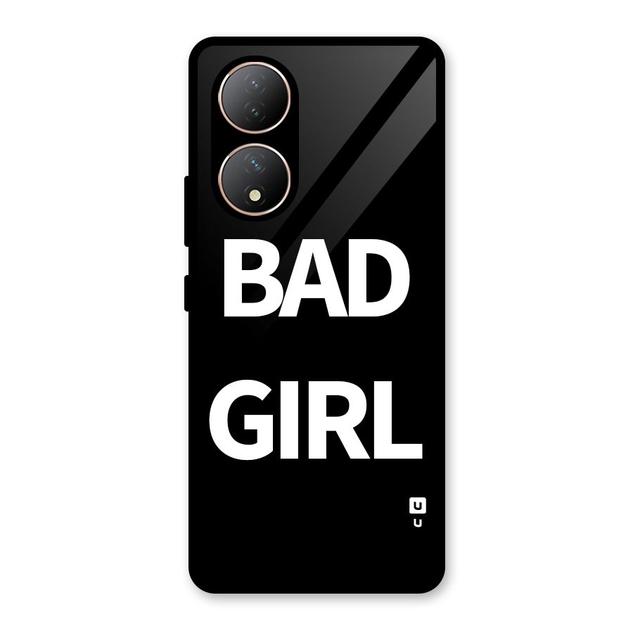 Bad Girl Attitude Glass Back Case for Vivo T2