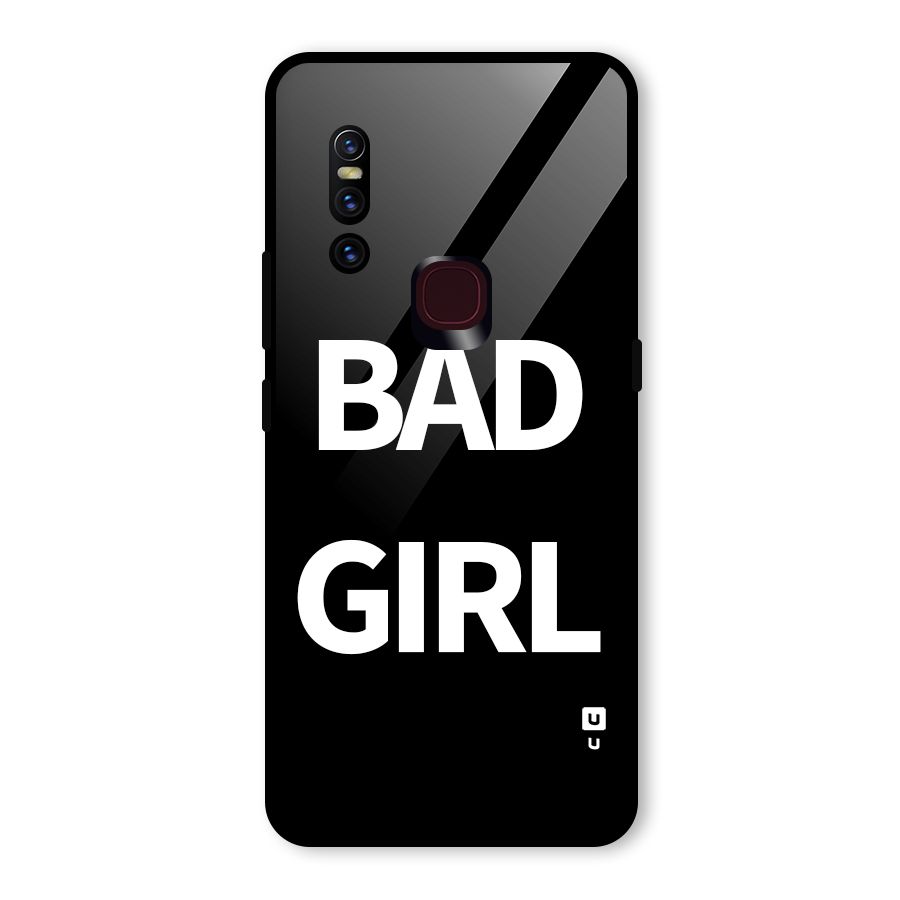 Bad Girl Attitude Glass Back Case for Vivo V15