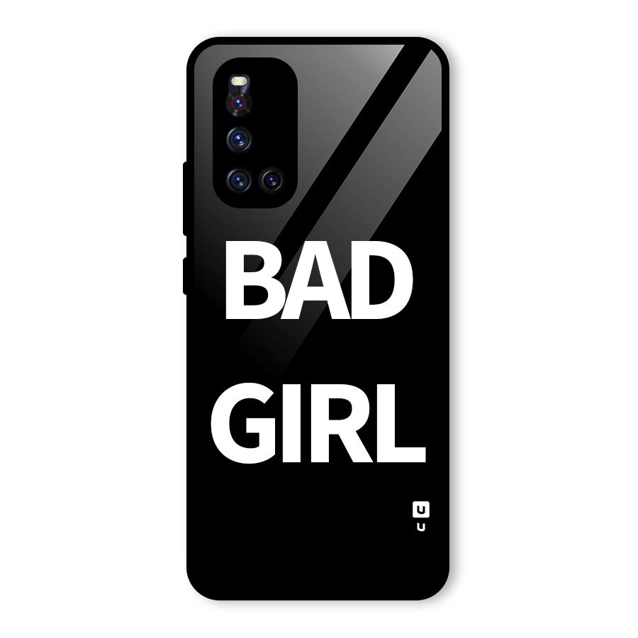 Bad Girl Attitude Glass Back Case for Vivo V19