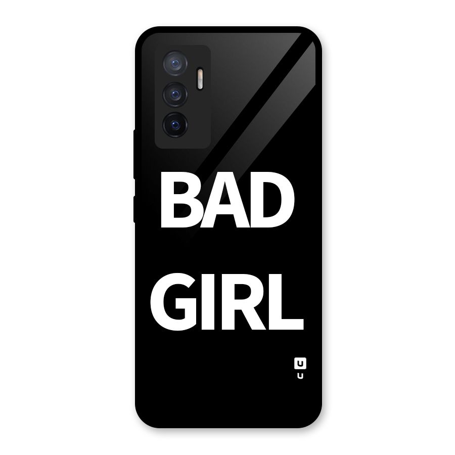 Bad Girl Attitude Glass Back Case for Vivo V23e