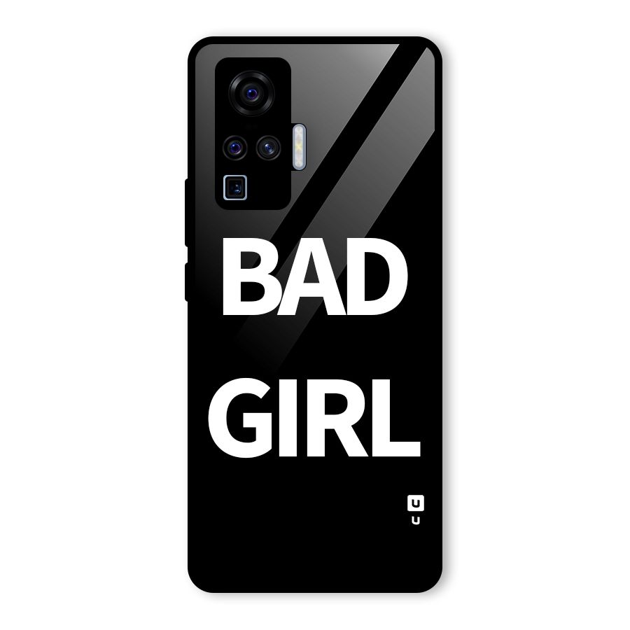 Bad Girl Attitude Glass Back Case for Vivo X50 Pro