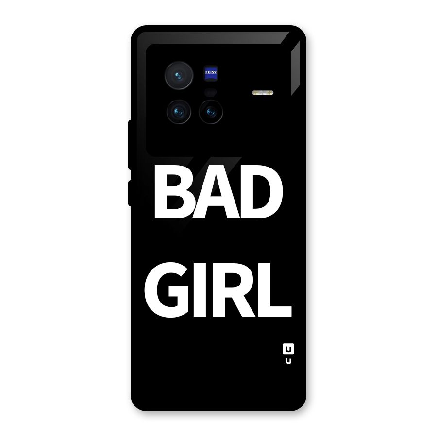 Bad Girl Attitude Glass Back Case for Vivo X80
