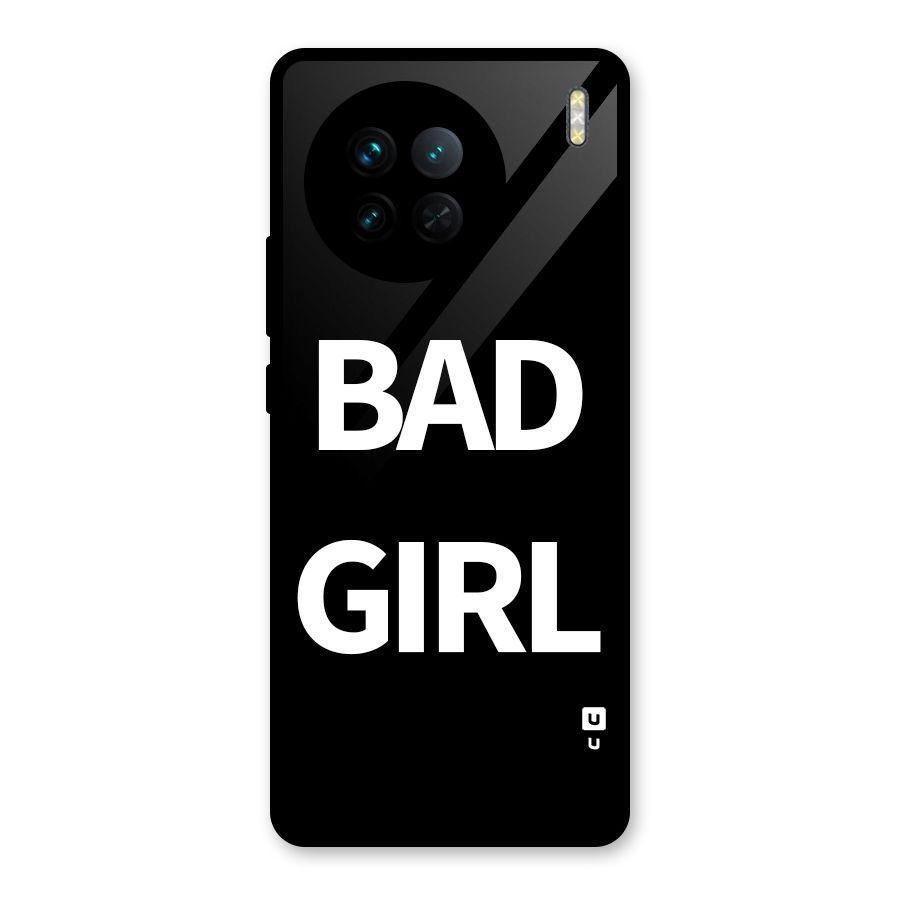 Bad Girl Attitude Glass Back Case for Vivo X90