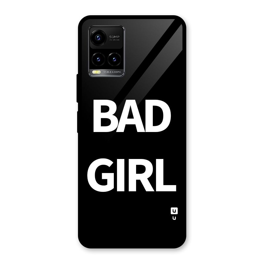 Bad Girl Attitude Glass Back Case for Vivo Y21T