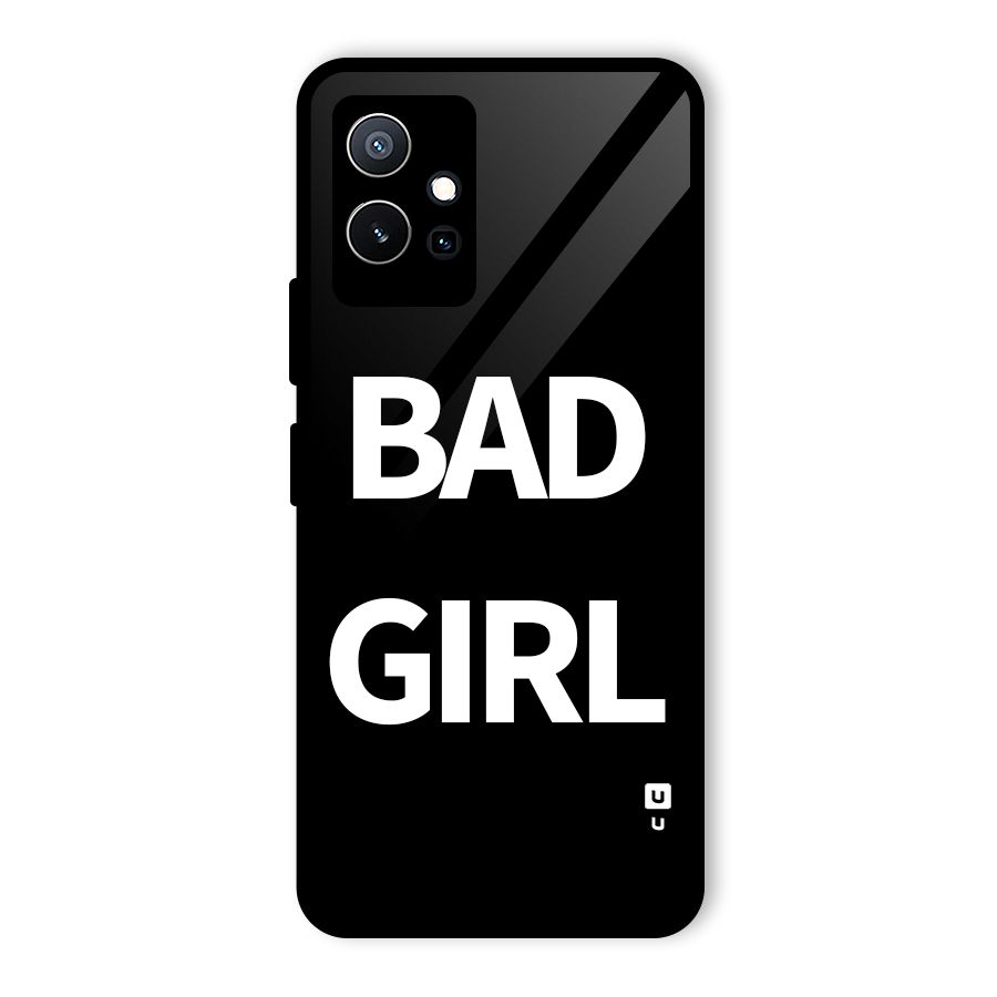 Bad Girl Attitude Glass Back Case for Vivo Y75 5G