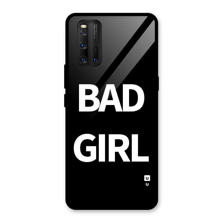 Bad Girl Attitude Glass Back Case for Vivo iQOO 3