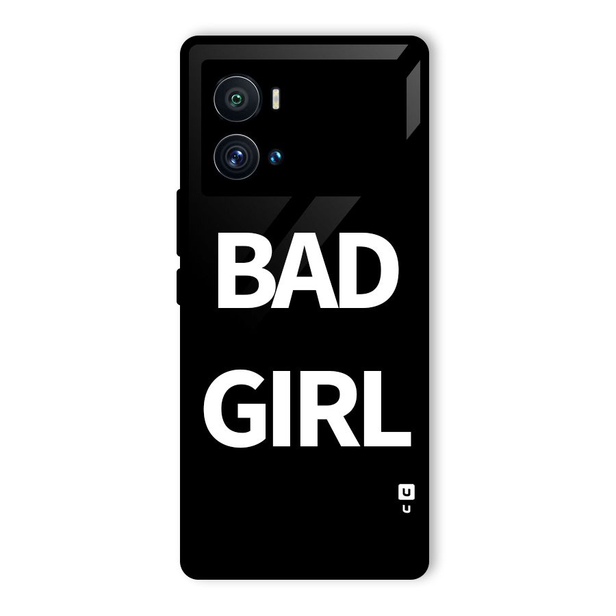 Bad Girl Attitude Glass Back Case for Vivo iQOO 9 Pro