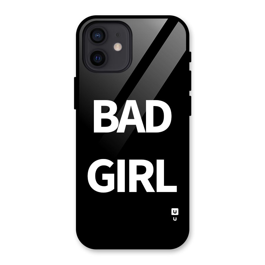Bad Girl Attitude Glass Back Case for iPhone 12