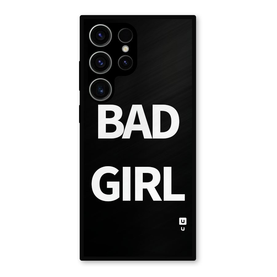 Bad Girl Attitude Metal Back Case for Galaxy S23 Ultra