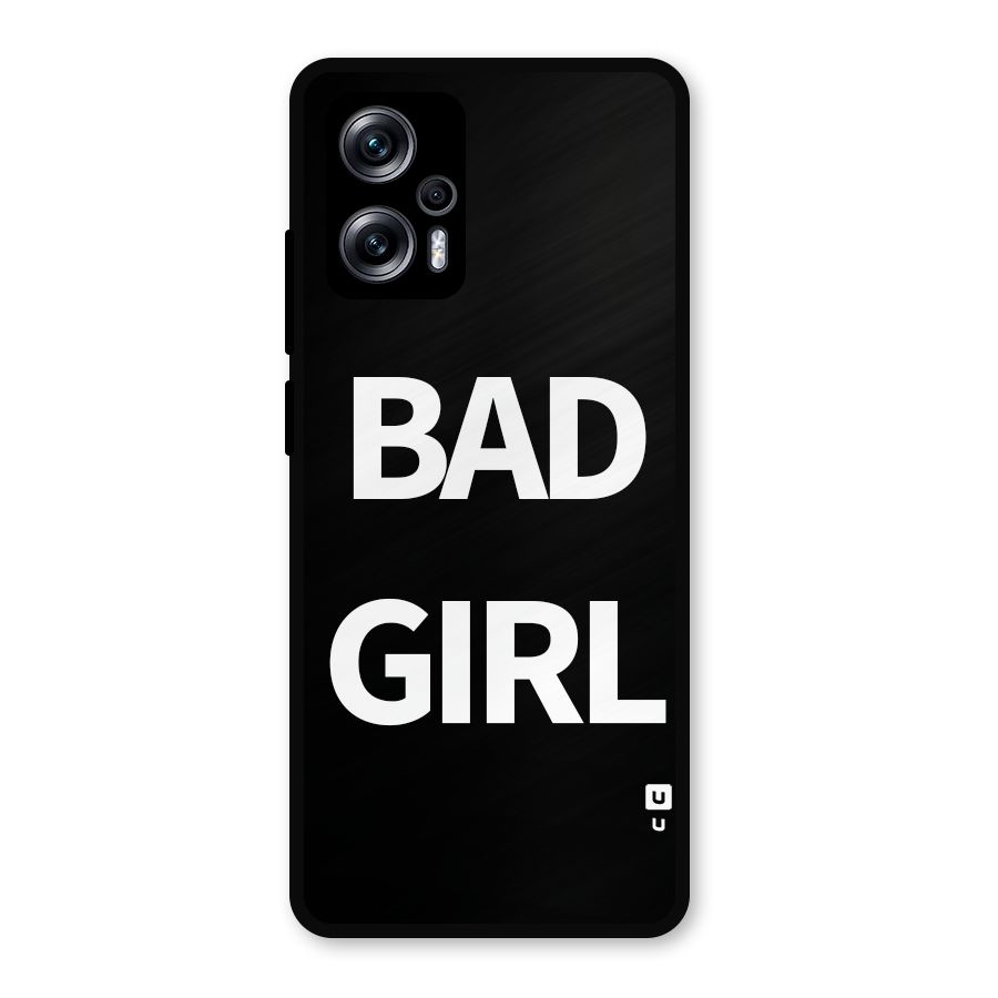 Bad Girl Attitude Metal Back Case for Redmi K50i