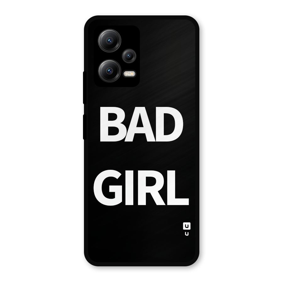 Bad Girl Attitude Metal Back Case for Redmi Note 12 5G