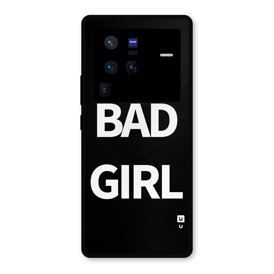 Bad Girl Attitude Metal Back Case for Vivo X80 Pro