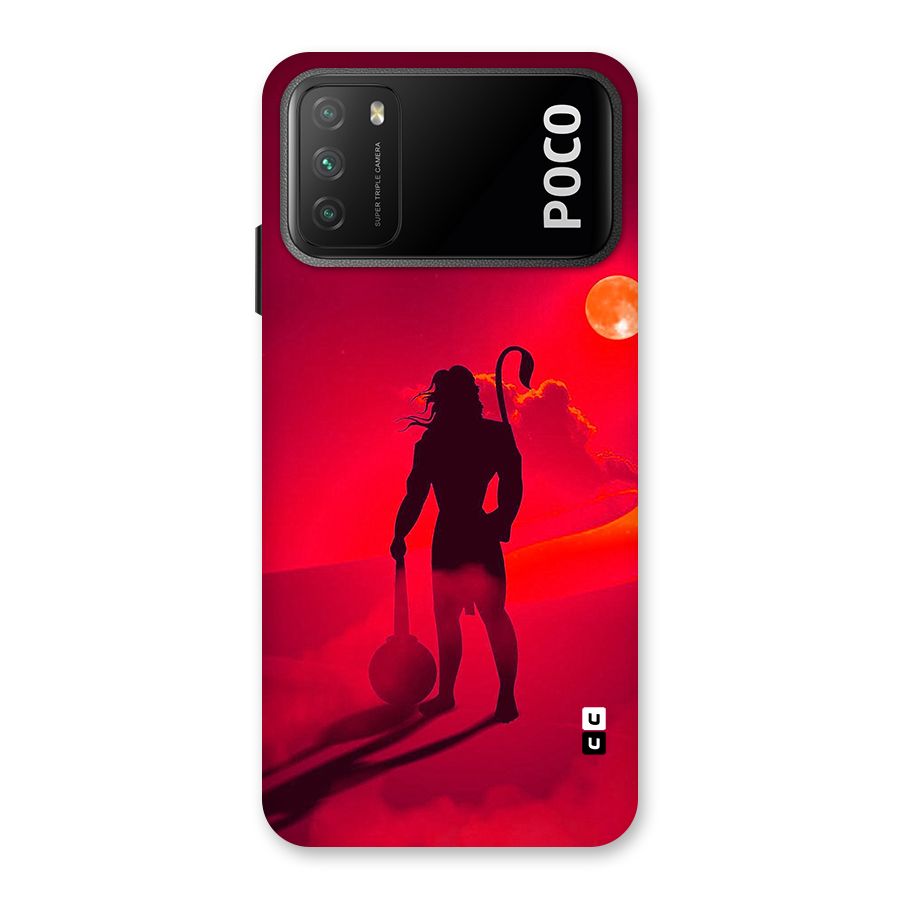 Bajrang Bali Back Case for Poco M3