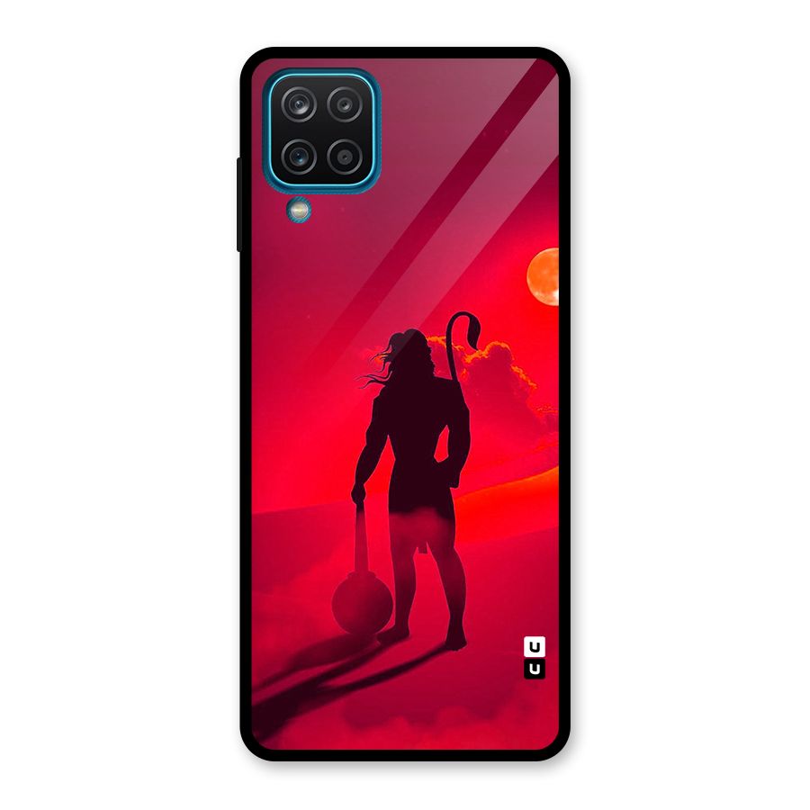 Bajrang Bali Glass Back Case for Galaxy A12