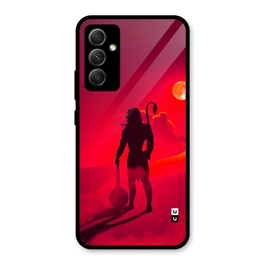 Bajrang Bali Glass Back Case for Galaxy A34
