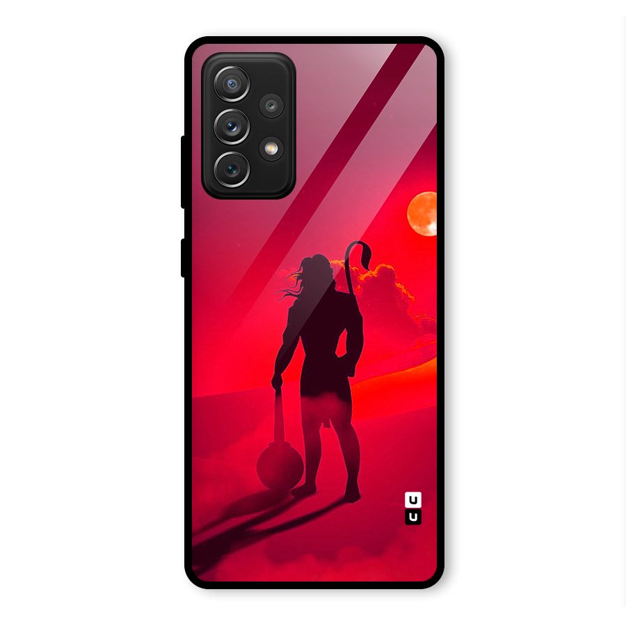 Bajrang Bali Glass Back Case for Galaxy A72