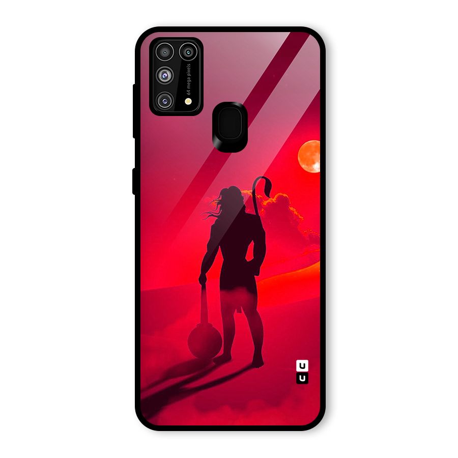 Bajrang Bali Glass Back Case for Galaxy M31