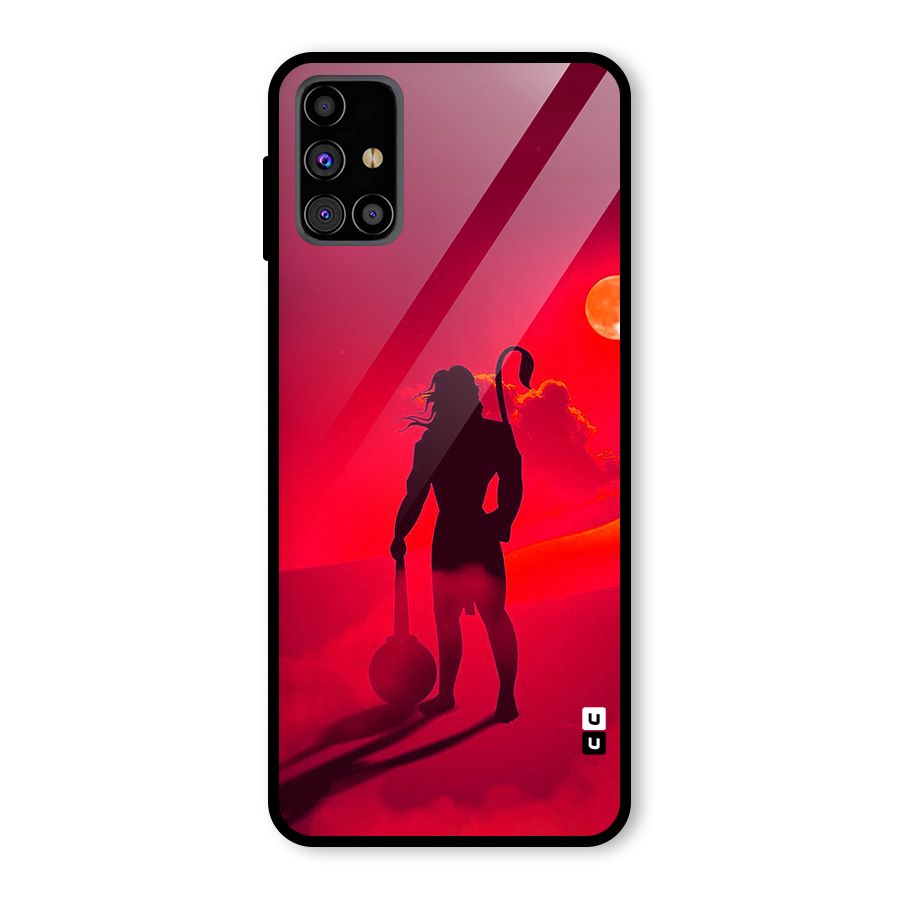 Bajrang Bali Glass Back Case for Galaxy M31s
