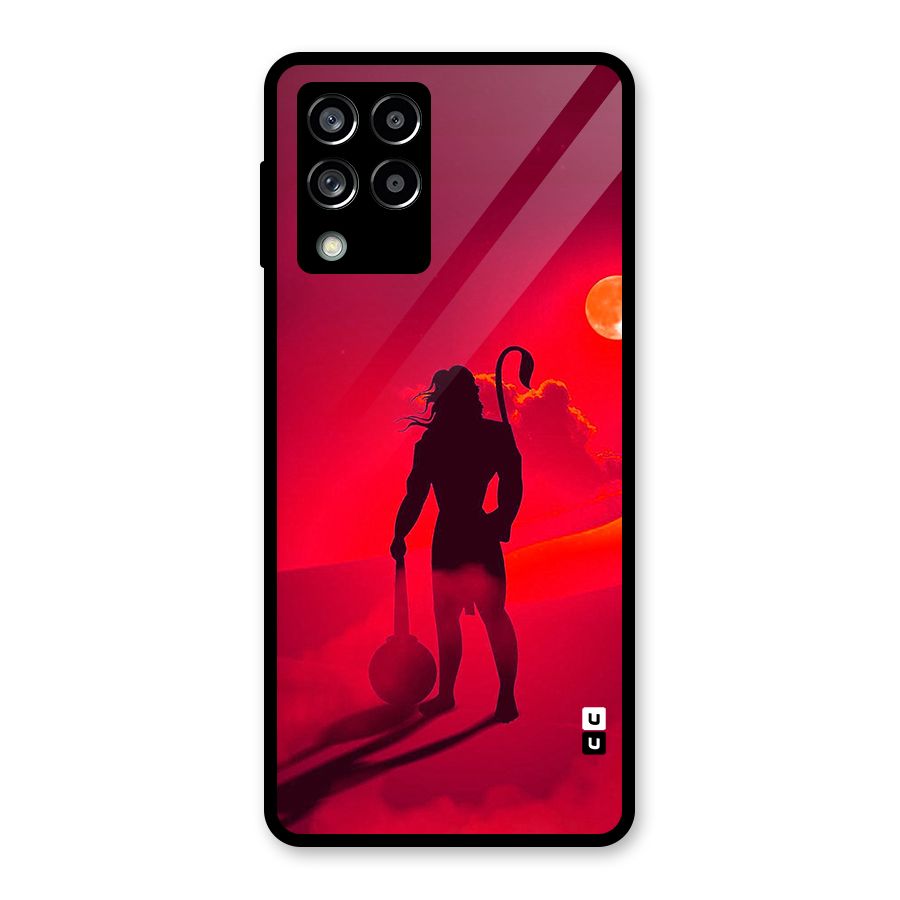 Bajrang Bali Glass Back Case for Galaxy M53 5G