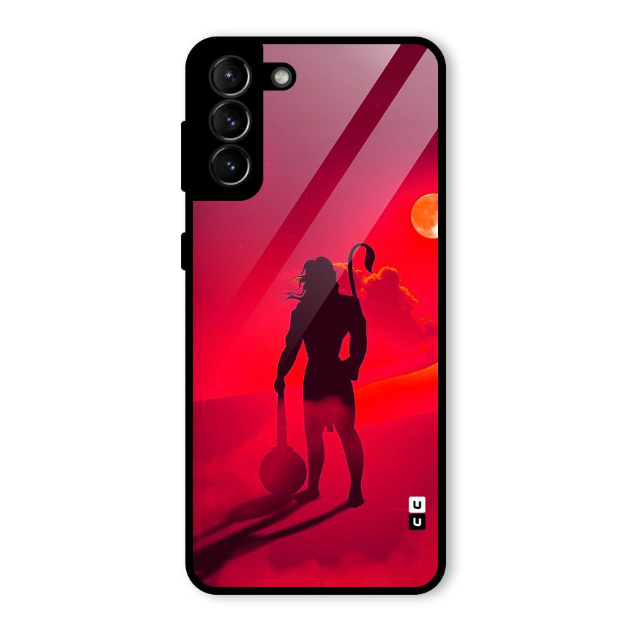 Bajrang Bali Glass Back Case for Galaxy S21 Plus