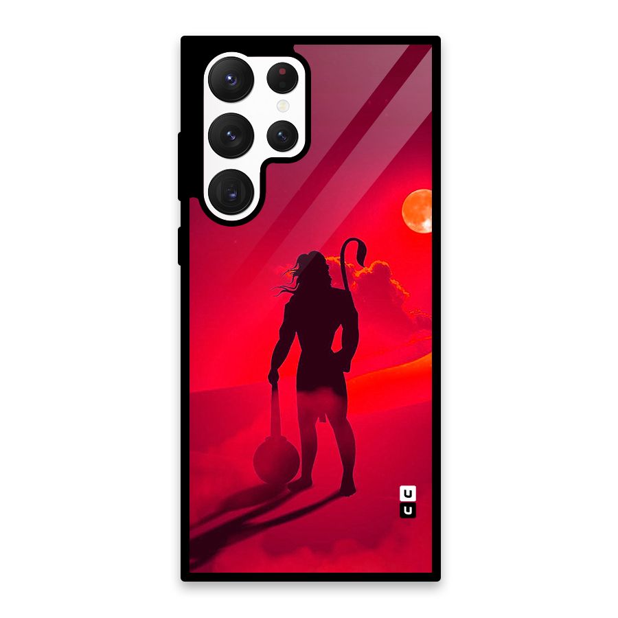 Bajrang Bali Glass Back Case for Galaxy S22 Ultra 5G