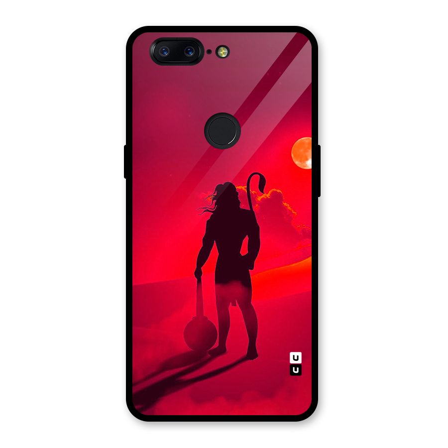 Bajrang Bali Glass Back Case for OnePlus 5T