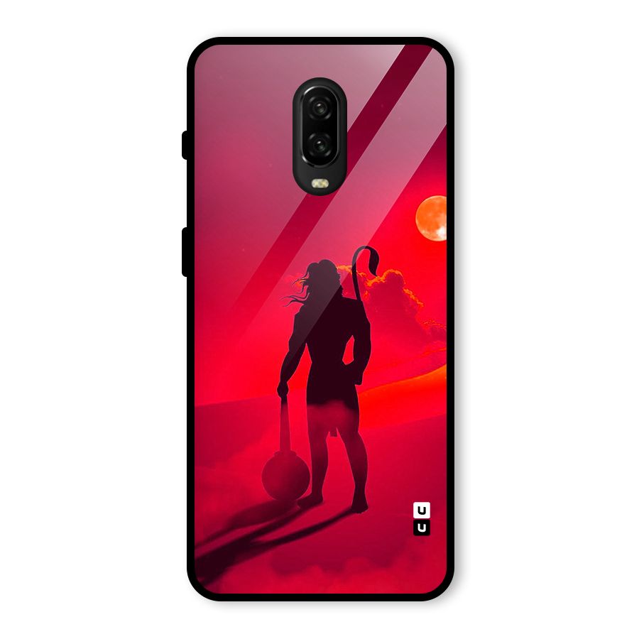 Bajrang Bali Glass Back Case for OnePlus 6T