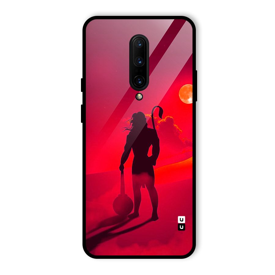 Bajrang Bali Glass Back Case for OnePlus 7 Pro