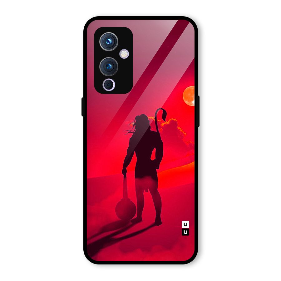 Bajrang Bali Glass Back Case for OnePlus 9