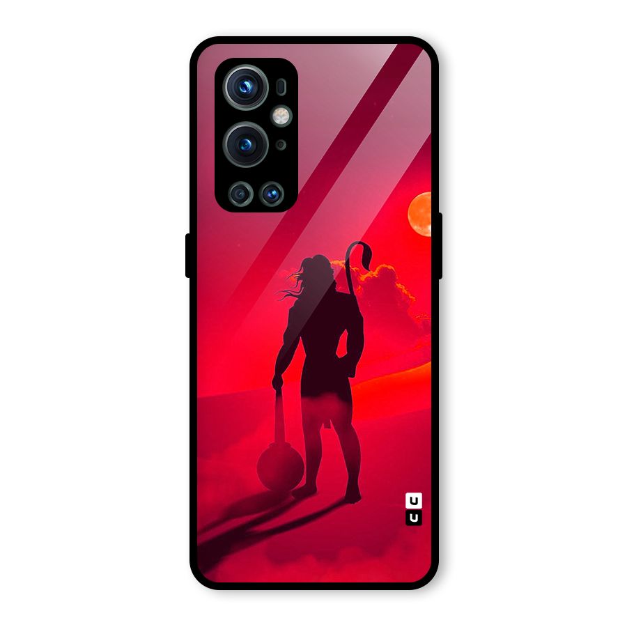 Bajrang Bali Glass Back Case for OnePlus 9 Pro