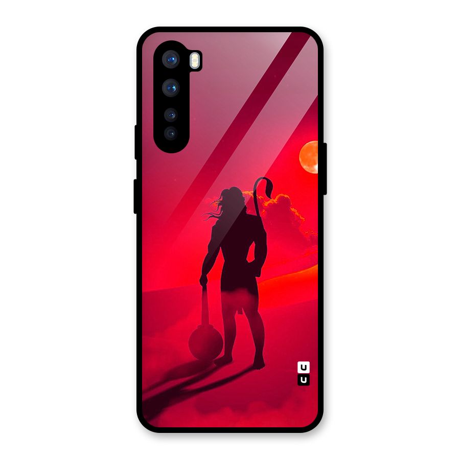 Bajrang Bali Glass Back Case for OnePlus Nord