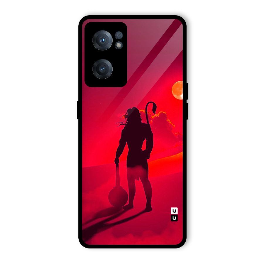 Bajrang Bali Glass Back Case for OnePlus Nord CE 2 5G