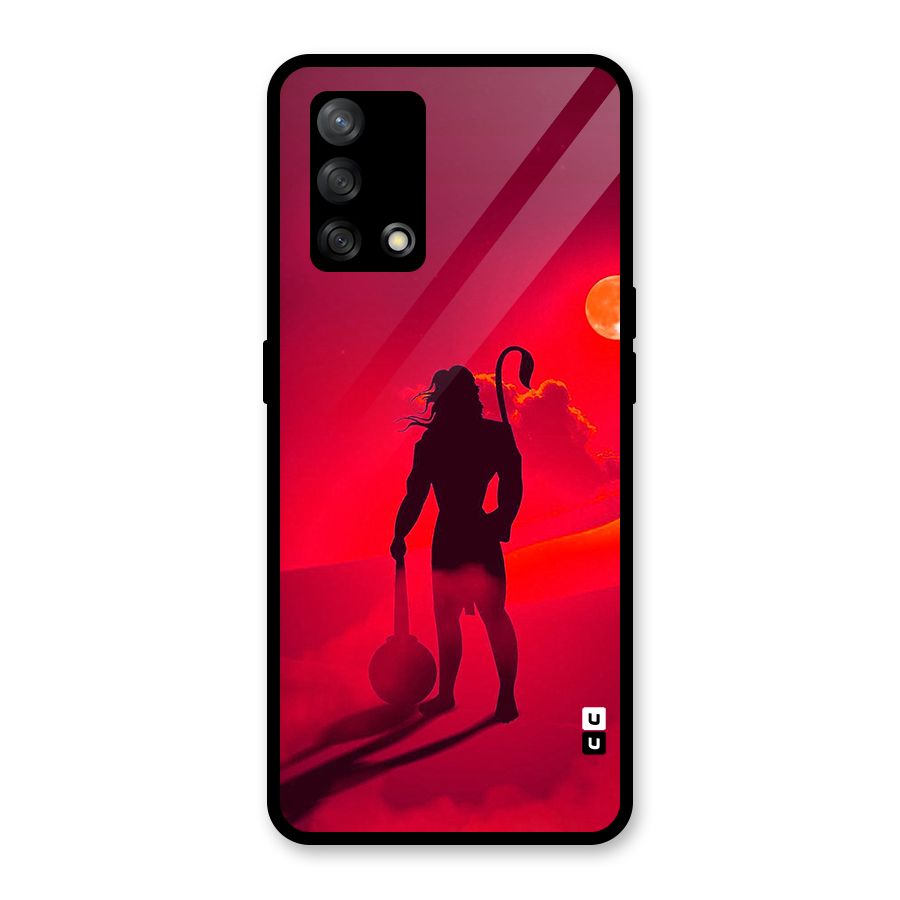 Bajrang Bali Glass Back Case for Oppo F19