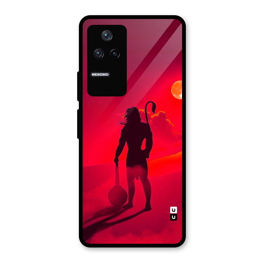 Bajrang Bali Glass Back Case for Poco F4 5G