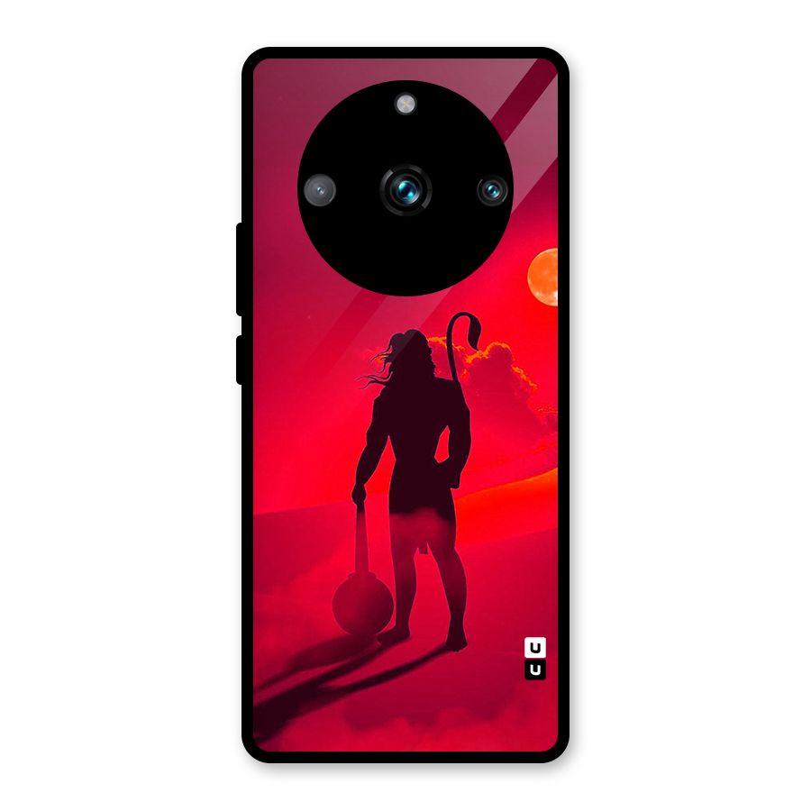 Bajrang Bali Glass Back Case for Realme 11 Pro