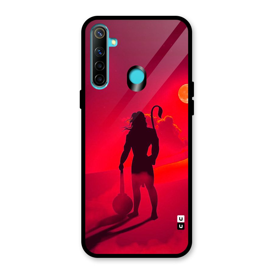 Bajrang Bali Glass Back Case for Realme 5s