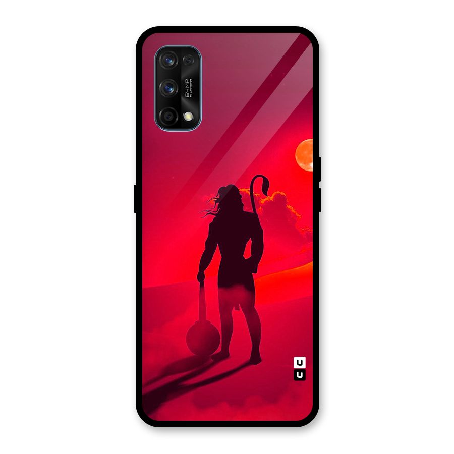 Bajrang Bali Glass Back Case for Realme 7 Pro