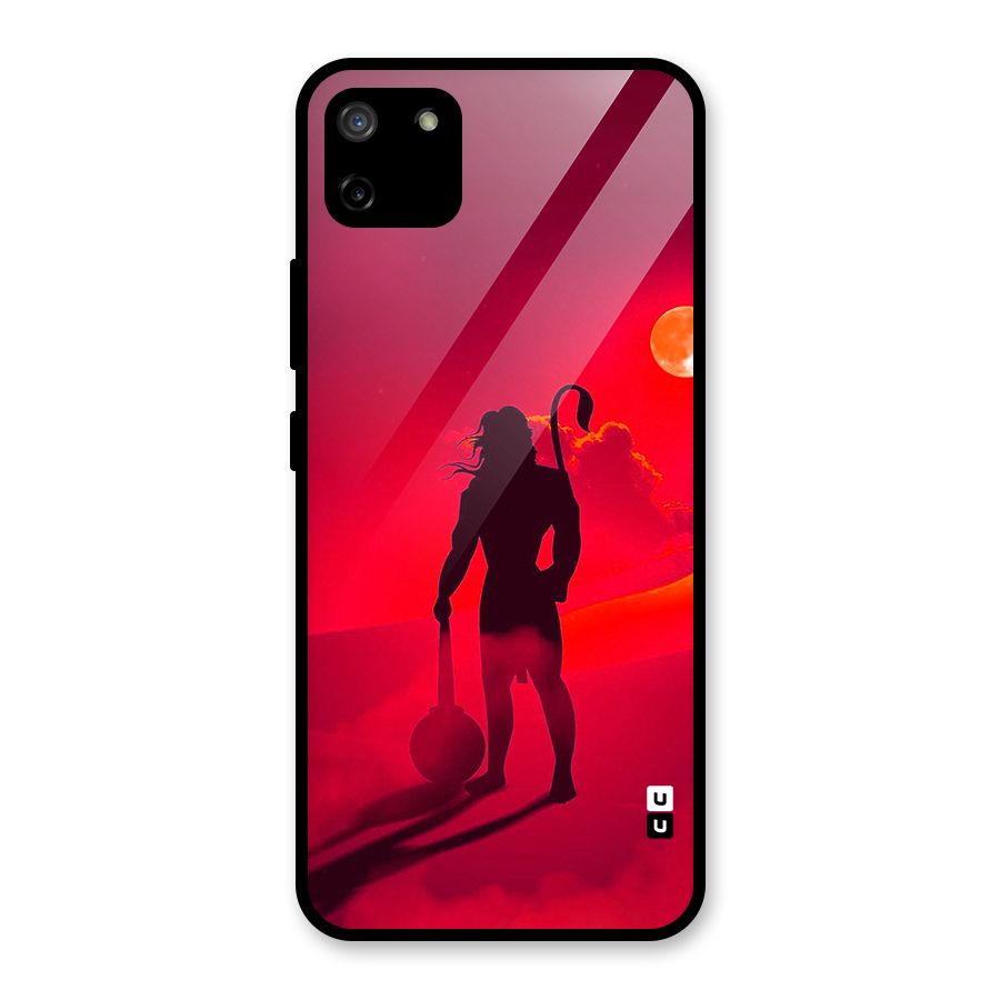 Bajrang Bali Glass Back Case for Realme C11