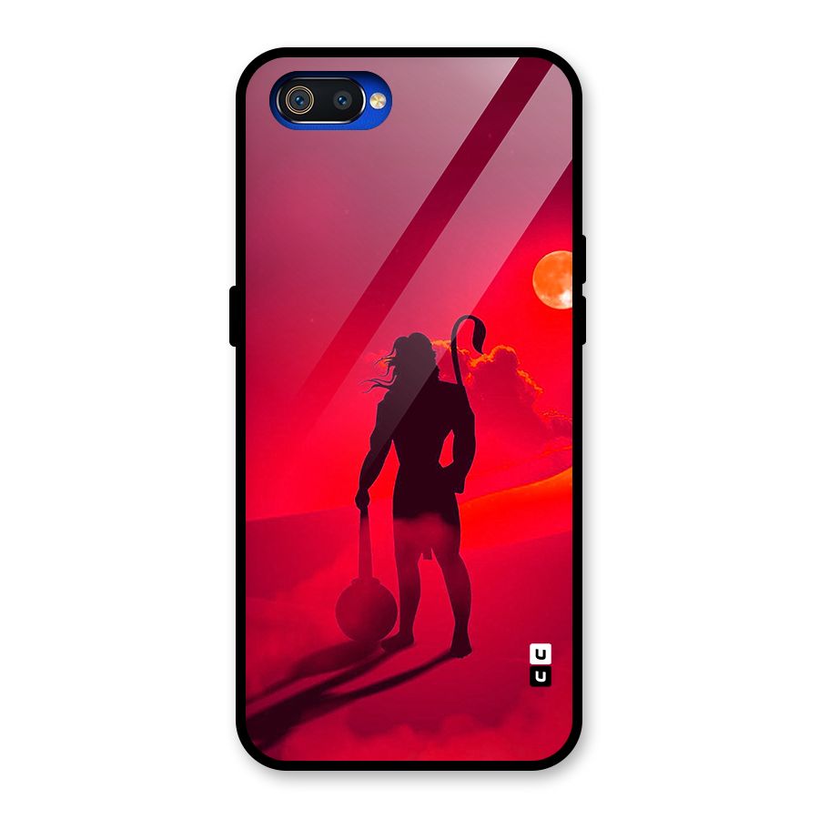 Bajrang Bali Glass Back Case for Realme C2