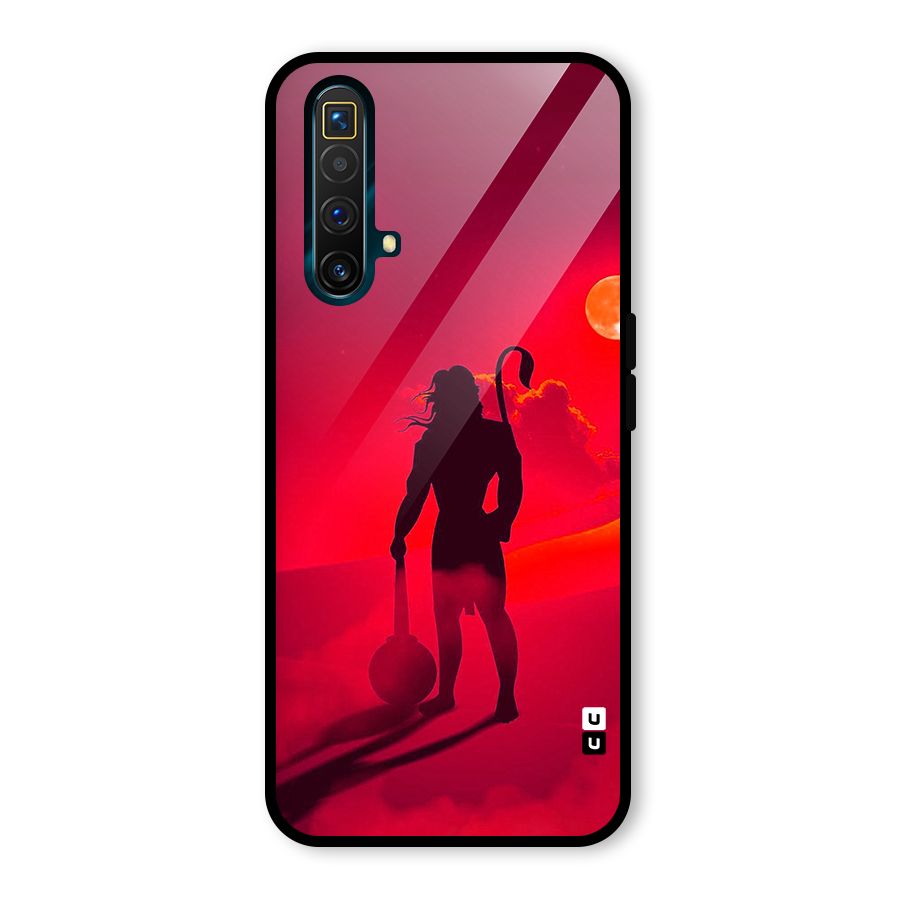 Bajrang Bali Glass Back Case for Realme X3