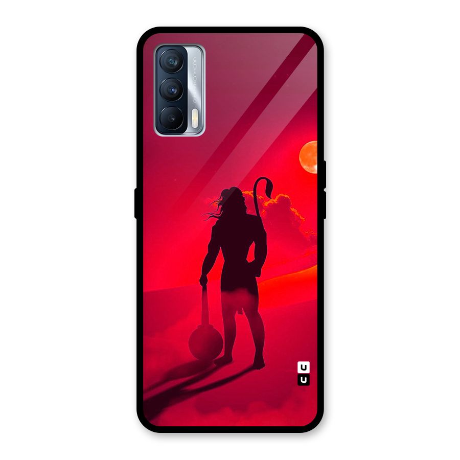 Bajrang Bali Glass Back Case for Realme X7