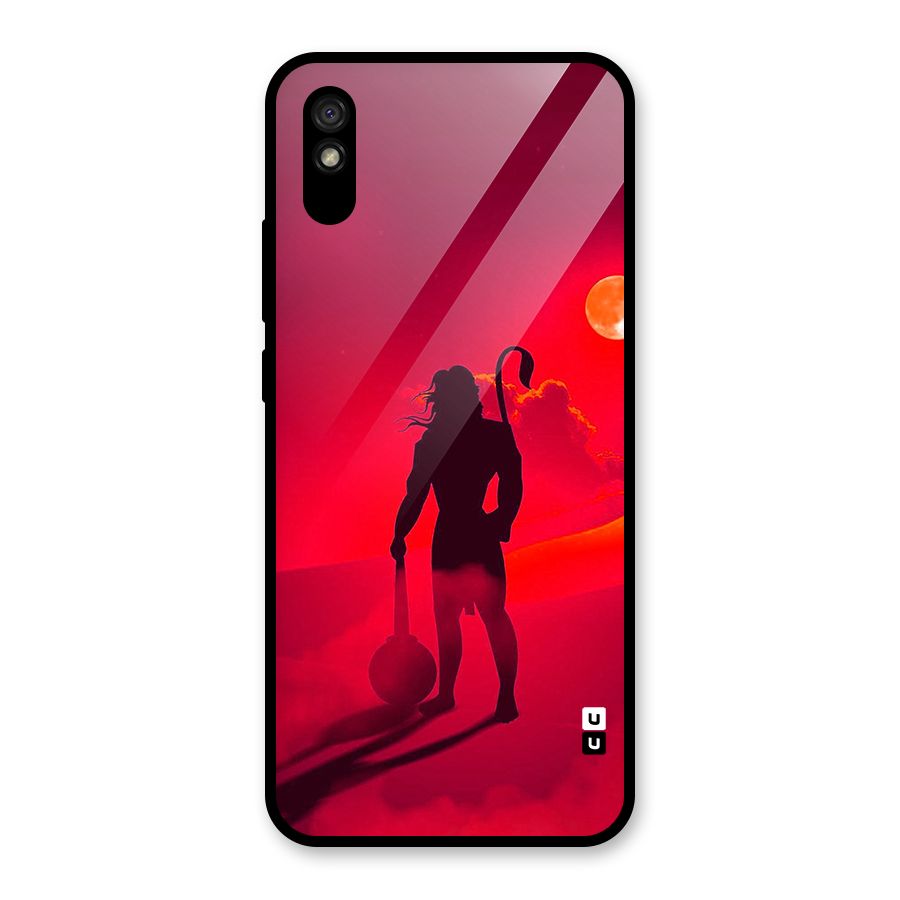 Bajrang Bali Glass Back Case for Redmi 9A