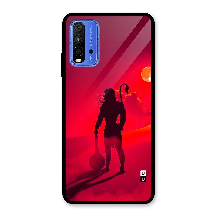 Bajrang Bali Glass Back Case for Redmi 9 Power
