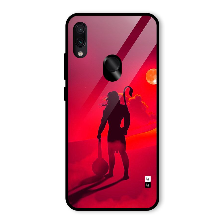 Bajrang Bali Glass Back Case for Redmi Note 7 Pro