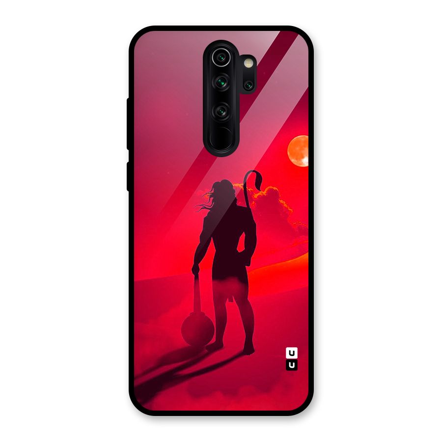 Bajrang Bali Glass Back Case for Redmi Note 8 Pro