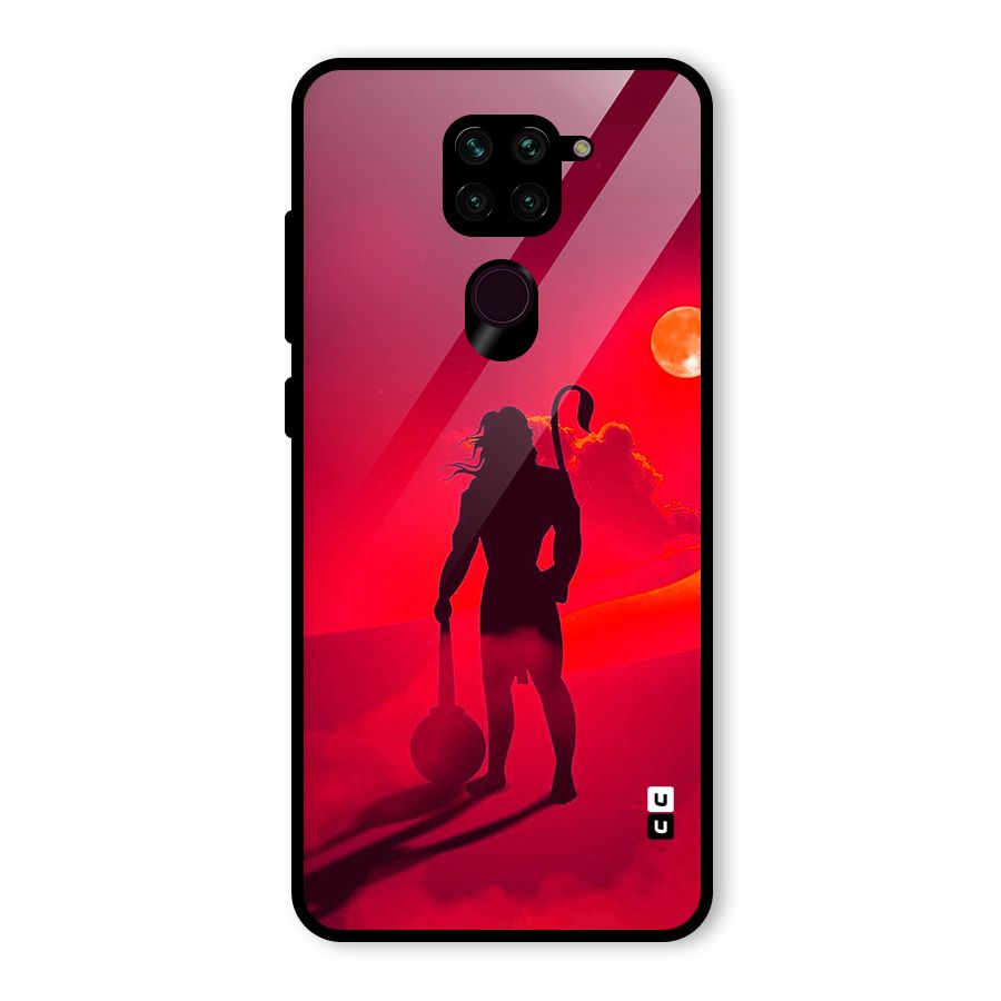 Bajrang Bali Glass Back Case for Redmi Note 9