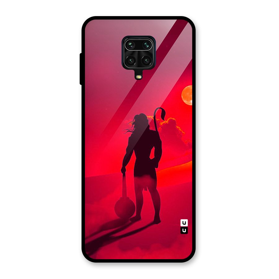 Bajrang Bali Glass Back Case for Redmi Note 9 Pro
